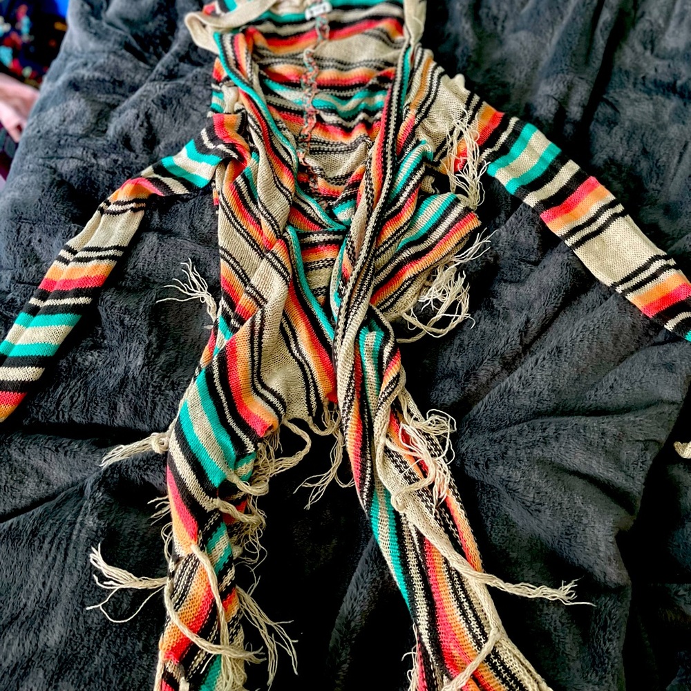 Ardene colourful shall sweater